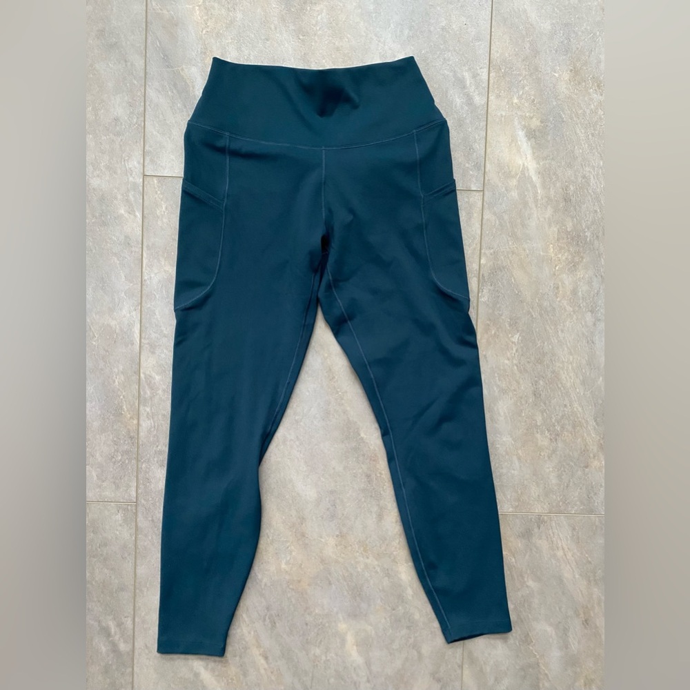 Dark Teal High-Waist Leggings